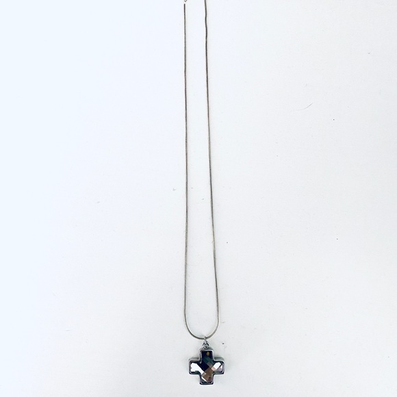 BUY 2 GET 1 💸 Swarovski rhinestone cross necklace - Picture 2 of 2